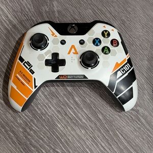 Custom Wireless Controller - White and Orange